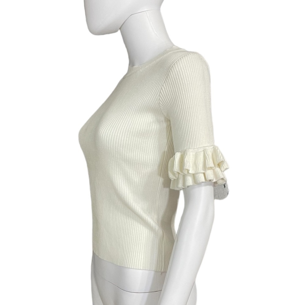 Ivory Raffle Sleeve Sweater
New - Picture 3 of 7